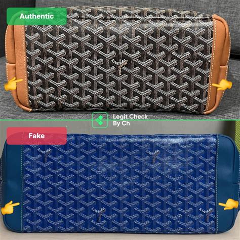 how to spot real vs fake goyard